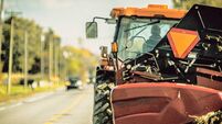 Make way, tractor on the road