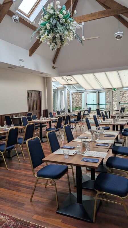 The restaurant at Ballyrafter House The restaurant at Ballyrafter House