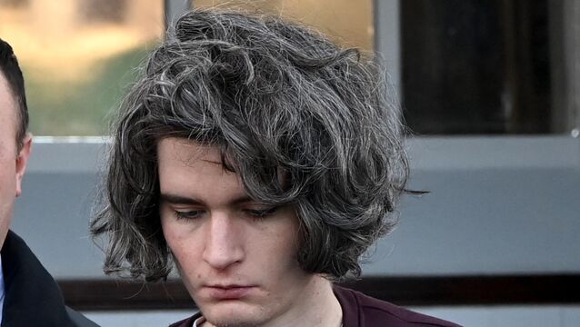 <p> David Gallagher appeared in Cork District Court in person today, but was not required to speak during the brief hearing. Picture; Eddie O'Hare</p>