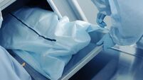 Preparation to the post mortem examination.