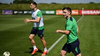 Republic of Ireland Men Training Session and Media Conference