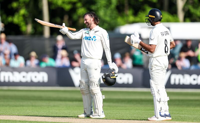 New Zealand’s Tom Blundel celebrates after scoring a century. Picture: Nick Elliott/Inpho New Zealand’s Tom Blundel celebrates after scoring a century. Picture: Nick Elliott/Inpho