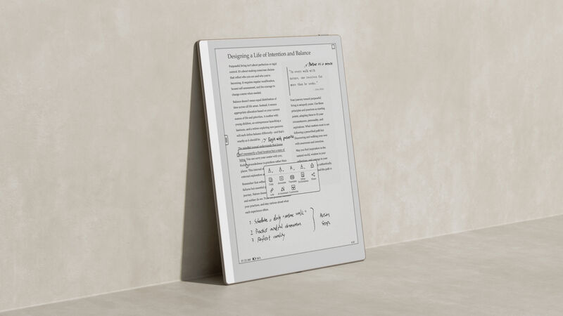 The 300 PPI monochrome display offers a crisp, eye-friendly experience that mimics real paper. Picture: Boox. The 300 PPI monochrome display offers a crisp, eye-friendly experience that mimics real paper. Picture: Boox.