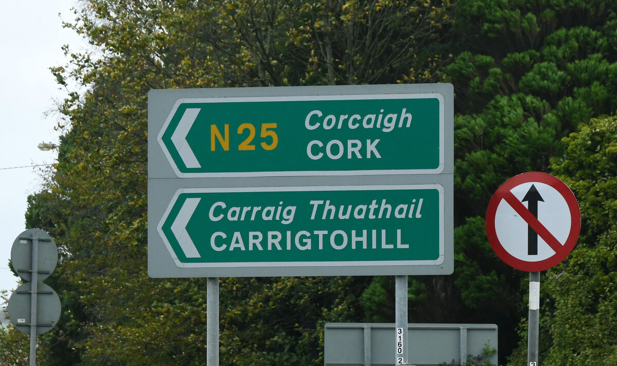 Fine Gael councillor Anthony Barry said traffic was regularly 'backed up a mile and a half on the Carrigtwohill approach into Midleton, with many vehicles being forced to stay on the N25 inner lane before accessing the slip road, which is highly dangerous'. Picture: Denis Minihane