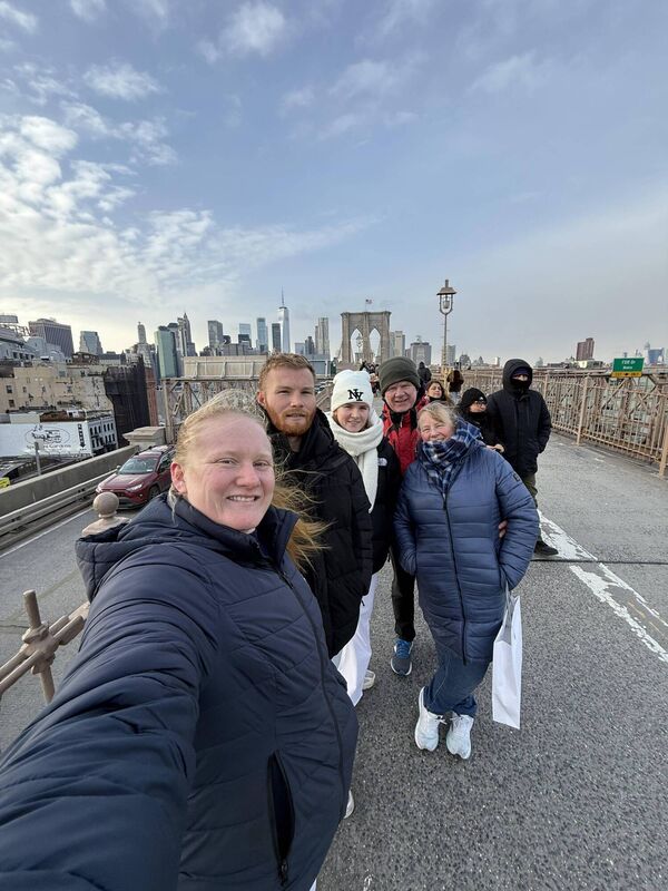 Aoife Wafer and family in New York Aoife Wafer and family in New York