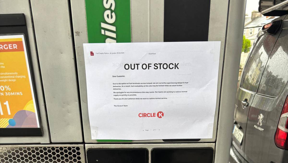 Shortages put dent in level of April's fuel sales