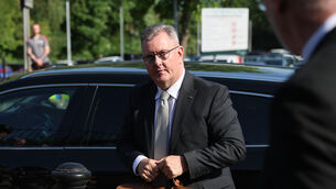 <p>Jeffrey Donaldson arriving at Newry Crown Court, where he and his wife Eleanor Donaldson are accused of historical sexual offences. </p> <p>Jeffrey Donaldson arriving at Newry Crown Court, where he and his wife Eleanor Donaldson are accused of historical sexual offences. </p>