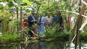 <p>President Catherine Connolly tours the gardens and exhibits on display when she officially opened the Bloom 2026 Festival in the Phoenix Park. Picture: Tony Maxwell</p>
