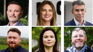<p>New roles: (top row) Philip Healy, Katelyn Miller, Maurice Killeen; (bottom row) Paddy Galvin, Dr Aisling Parkes, Neil Barlow. </p> <p>New roles: (top row) Philip Healy, Katelyn Miller, Maurice Killeen; (bottom row) Paddy Galvin, Dr Aisling Parkes, Neil Barlow. </p>
