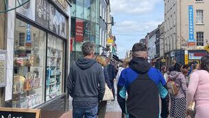 <p>Defendant also admitted another offence of falling down drunk on Oliver Plunkett Street. File picture</p> <p>Defendant also admitted another offence of falling down drunk on Oliver Plunkett Street. File picture</p>