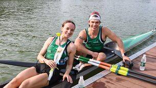 <p>ELITE: Mags Cremen and Fintan McCarthy, who won gold at the World Championships last year, are in action this weekend in Spain. Picture: Detlev Seyb/INPHO</p>