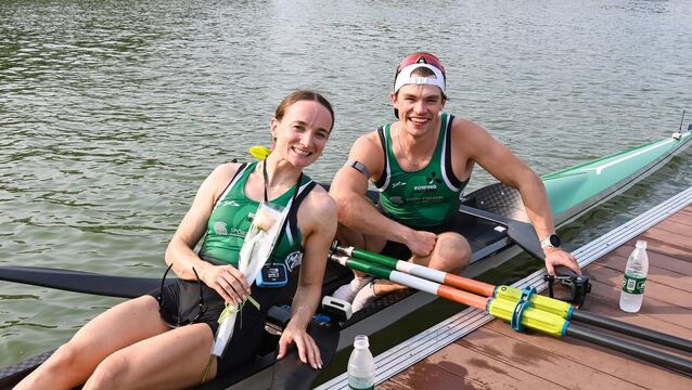 <p>ELITE: Mags Cremen and Fintan McCarthy, who won gold at the World Championships last year, are in action this weekend in Spain. Picture: Detlev Seyb/INPHO</p>