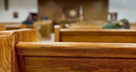 Waiting in court