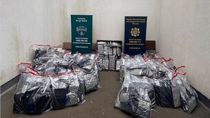 <p>As part of an intelligence-led operation, Revenue officers seized 255kgs of the drug. </p> <p>As part of an intelligence-led operation, Revenue officers seized 255kgs of the drug. </p>