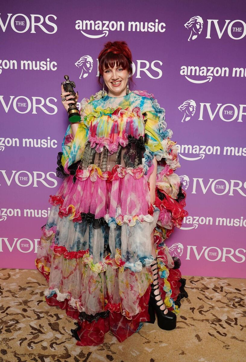 CMAT won the Best Album award for Euro-Country at the Ivor Novello Awards at Grosvenor House in London this month. Picture: Ian West/PA Wire. CMAT won the Best Album award for Euro-Country at the Ivor Novello Awards at Grosvenor House in London this month. Picture: Ian West/PA Wire.