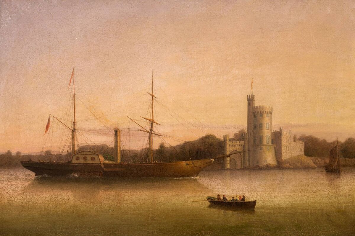 Pictures courtesy of the Crawford Art Gallery: George Mounsey Wheatley Atkinson, Steamship Preussischer Adler, c1856. Collection Crawford Art Gallery, Cork Pictures courtesy of the Crawford Art Gallery: George Mounsey Wheatley Atkinson, Steamship Preussischer Adler, c1856. Collection Crawford Art Gallery, Cork