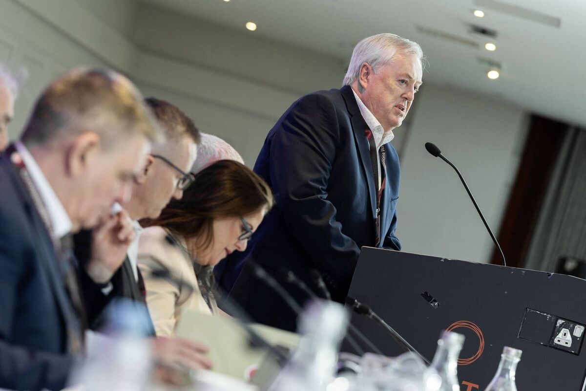 Seán McDonagh, general secretary of the Communications Workers' Union, speaks to 13th Biennial Conference of the Communications Workers’ Union in Sligo earlier this month. He said: 'The government has sought to reassure us that it is monitoring the effects of AI on jobs. Unfortunately, the time for monitoring has well passed. The effects of AI on jobs are happening now. Workers in the tech sector clearly see that the answer to this uncertainty is to organise and unionise'. Picture: Finbarr O'Rourke Seán McDonagh, general secretary of the Communications Workers' Union, speaks to 13th Biennial Conference of the Communications Workers’ Union in Sligo earlier this month. He said: 'The government has sought to reassure us that it is monitoring the effects of AI on jobs. Unfortunately, the time for monitoring has well passed. The effects of AI on jobs are happening now. Workers in the tech sector clearly see that the answer to this uncertainty is to organise and unionise'. Picture: Finbarr O'Rourke