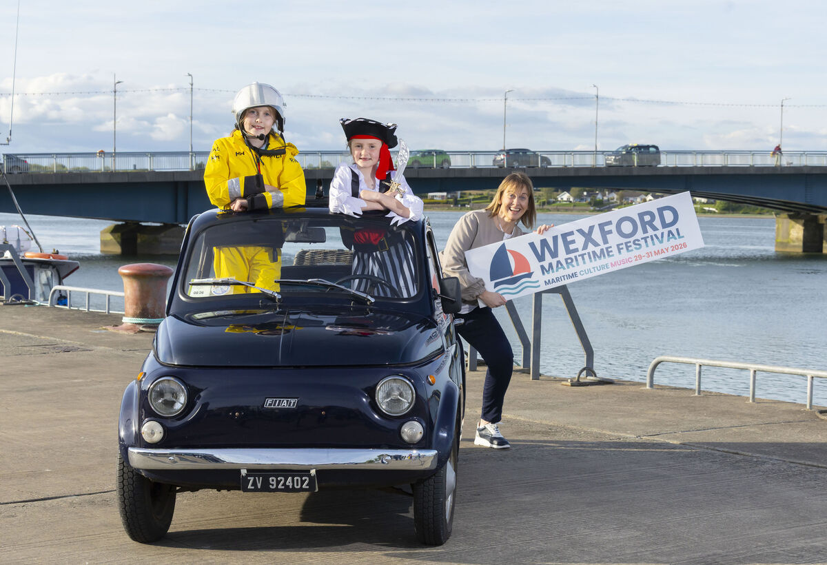Launch of Wexford Maritime Festival. Pictured at the launch are sisters Caoimhe and Erin Fitzharris with festival organiser, Lorraine Galvin. Picture: Patrick Browne. Launch of Wexford Maritime Festival. Pictured at the launch are sisters Caoimhe and Erin Fitzharris with festival organiser, Lorraine Galvin. Picture: Patrick Browne.
