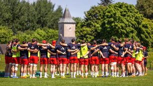 <p>A general view of the Munster squad during training. Pic: Morgan Treacy/Inpho</p>