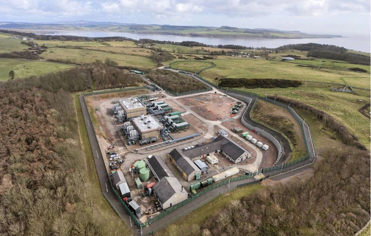 Gas Networks Ireland's compressor station at Brighouse Bay in Scotland. 