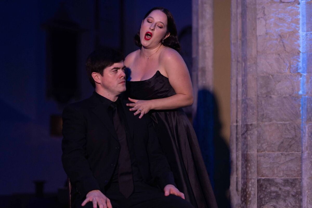  Dean Power and Jade Phoenix performing in Handel’s Acis and Galatea.  Photo: Frances Marshall 