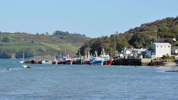 Looking towards the pier at Union Hall, Co. Cork. Picture Denis Minihane.