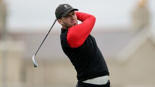 <p>7-DOWN: David Howard tees off. Pic: ©INPHO/Laszlo Geczo.</p> <p>7-DOWN: David Howard tees off. Pic: ©INPHO/Laszlo Geczo.</p>