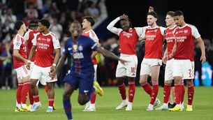 <p>Arsenal lost the Champions League final 4-3 in a penalty shootout. The game finished 1-1 in normal time and after extra time. Pic: Nick Potts/PA Wire.</p>