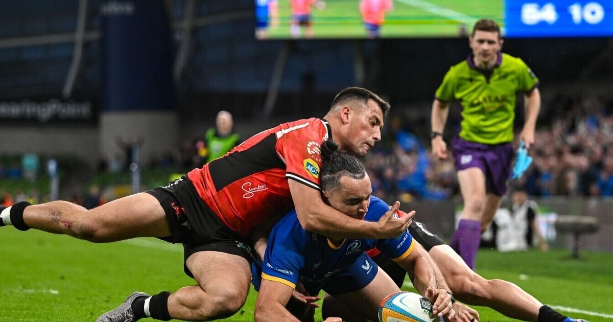 James Lowe breaks Leinster try record as they clinch URC semi-final slot