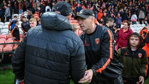 <p>Kieran McGeeney: “I suppose what other people are good at is pointing the finger. If that's their style, fair play.” Pic: Ramsey Cardy/Sportsfile</p> <p>Kieran McGeeney: “I suppose what other people are good at is pointing the finger. If that's their style, fair play.” Pic: Ramsey Cardy/Sportsfile</p>
