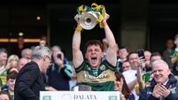 Paddy Lane lifts the trophy 30/5/2026