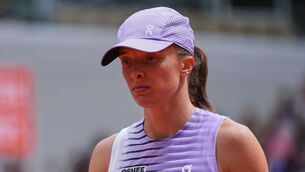 <p>Iga Swiatek crashed out in round four (Christophe Ena/AP)</p> <p>Iga Swiatek crashed out in round four (Christophe Ena/AP)</p>