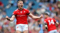Ciarán Byrne celebrates a score 31/5/2026