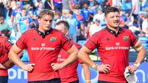 <p>Munster were outgunned in almost every department by the Bulls in their URC quarter-final. Pic: ©INPHO/Steve Haag Sports/Darren Stewart</p> <p>Munster were outgunned in almost every department by the Bulls in their URC quarter-final. Pic: ©INPHO/Steve Haag Sports/Darren Stewart</p>