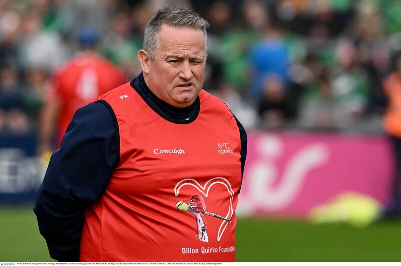 Former Cork manager Pat Ryan: "The days we beat them, it always took everything we had to beat Limerick. I think it always left its mark on us." Pic: Ray McManus/Sportsfile