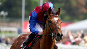 <p>Jan Brueghel and Ryan Moore won the Ormonde Stakes at Chester last month. Pic: Healy Racing</p> <p>Jan Brueghel and Ryan Moore won the Ormonde Stakes at Chester last month. Pic: Healy Racing</p>