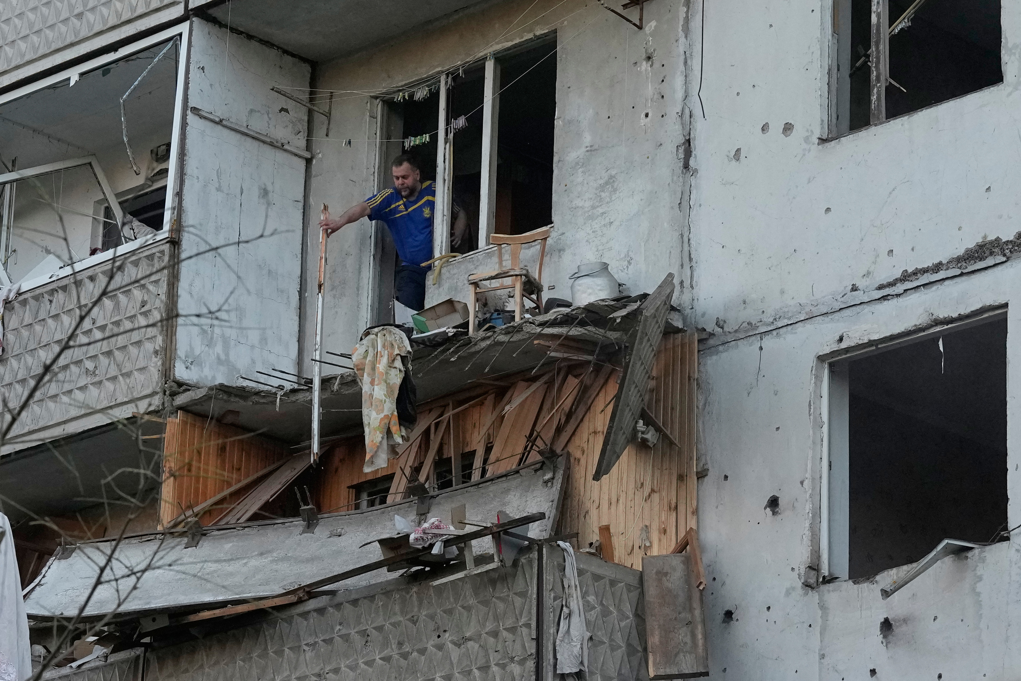 Russian attack on Ukraine capital kills at least three people
