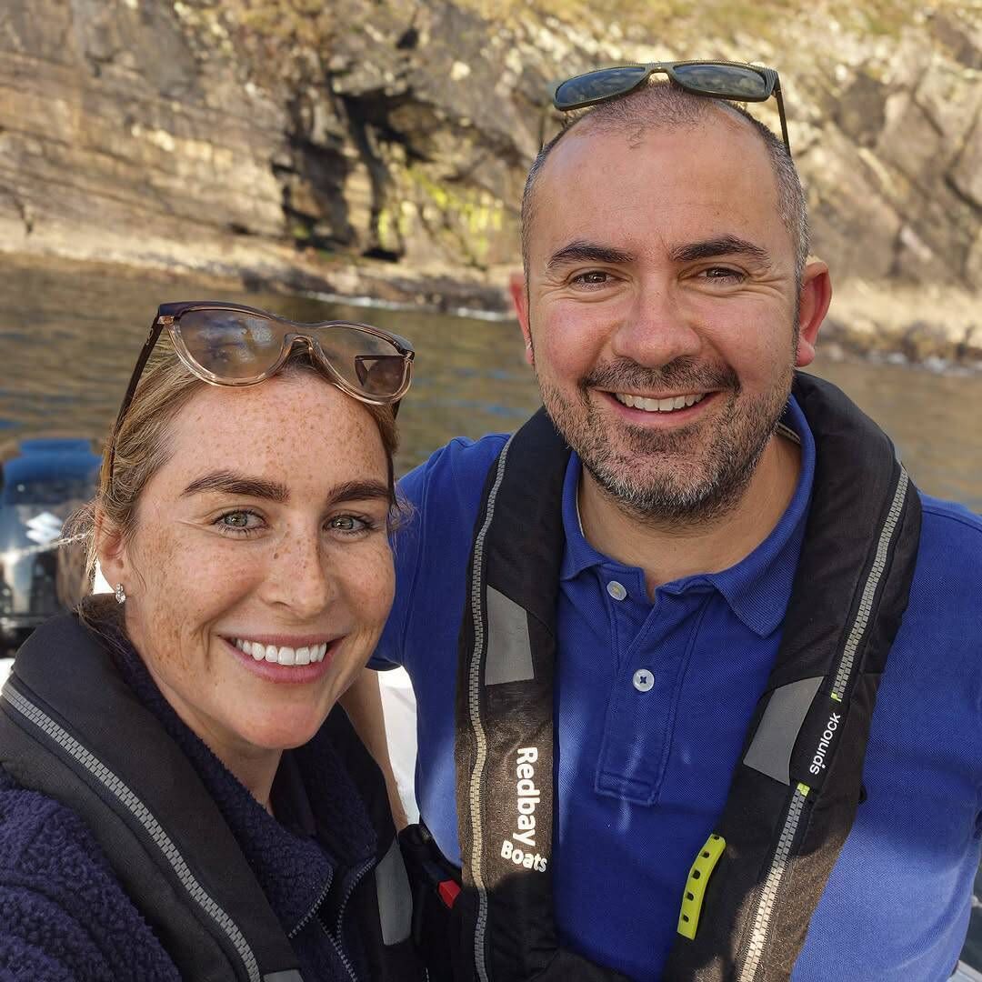 Brendan Curtin and Elizabeth McCooey of AquaTerra Boat Tours, an eco-conscious marine adventures business based in Kerry. Brendan Curtin and Elizabeth McCooey of AquaTerra Boat Tours, an eco-conscious marine adventures business based in Kerry.