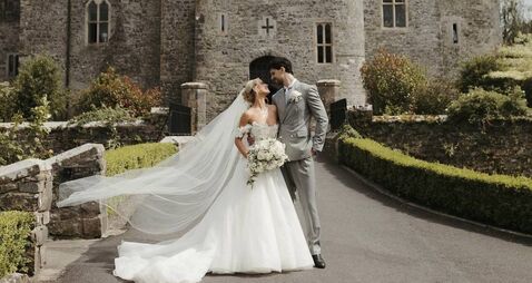 'I found you': DWTS dancer Laura Nolan marries Matthew MacNabb at Kilkea Castle