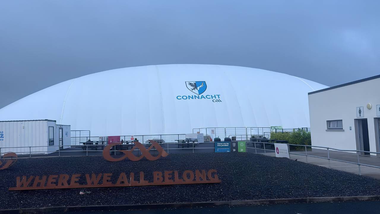 Connacht GAA AirDome inflated, set to reopen in 'three or four weeks'