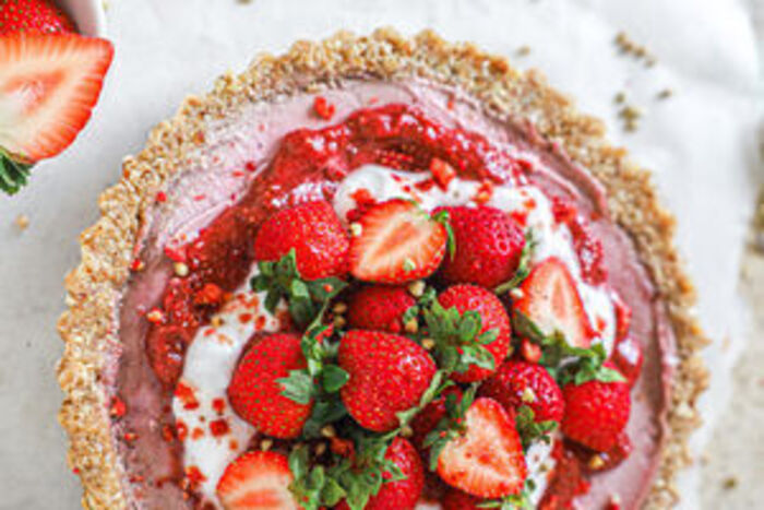 No-Bake Strawberry Tart