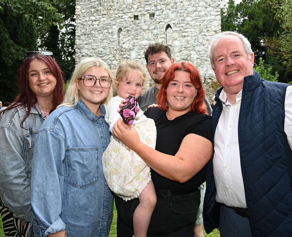 Councillor Terry Shannon (right) Ursula's husband with their children (from left) Kate, Emily, grandchild Bláthnaid, Conor and Rebecca O'Connor at a ceremony commemorating The women and children of Bessborough last year. Picture: Eddie O'Hare Councillor Terry Shannon (right) Ursula's husband with their children (from left) Kate, Emily, grandchild Bláthnaid, Conor and Rebecca O'Connor at a ceremony commemorating The women and children of Bessborough last year. Picture: Eddie O'Hare