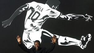 <p>PERFECT TEN: Pele at the opening ceremony of "Marks of the King" in Brasilia in 2008, a tribute to fifty years of achievement.</p> <p>PERFECT TEN: Pele at the opening ceremony of "Marks of the King" in Brasilia in 2008, a tribute to fifty years of achievement.</p>
