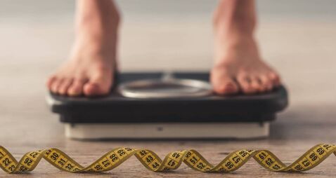Girl and weight loss