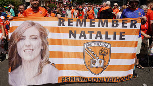 <p>Natalie McNally was killed by her partner Stephen McCullagh (Brian Lawless/PA)</p>