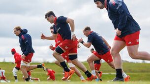 <p>BIG PROSPECT: Munster's Michael Foy (centre). Pic: James Crombie/Inpho</p>