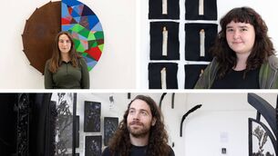 <p>(Clockwise, from top left) Crawford College of Art and Design graduates Anne Marie Roche, Ezra Williams and Harrison Connally.</p> <p>(Clockwise, from top left) Crawford College of Art and Design graduates Anne Marie Roche, Ezra Williams and Harrison Connally.</p>