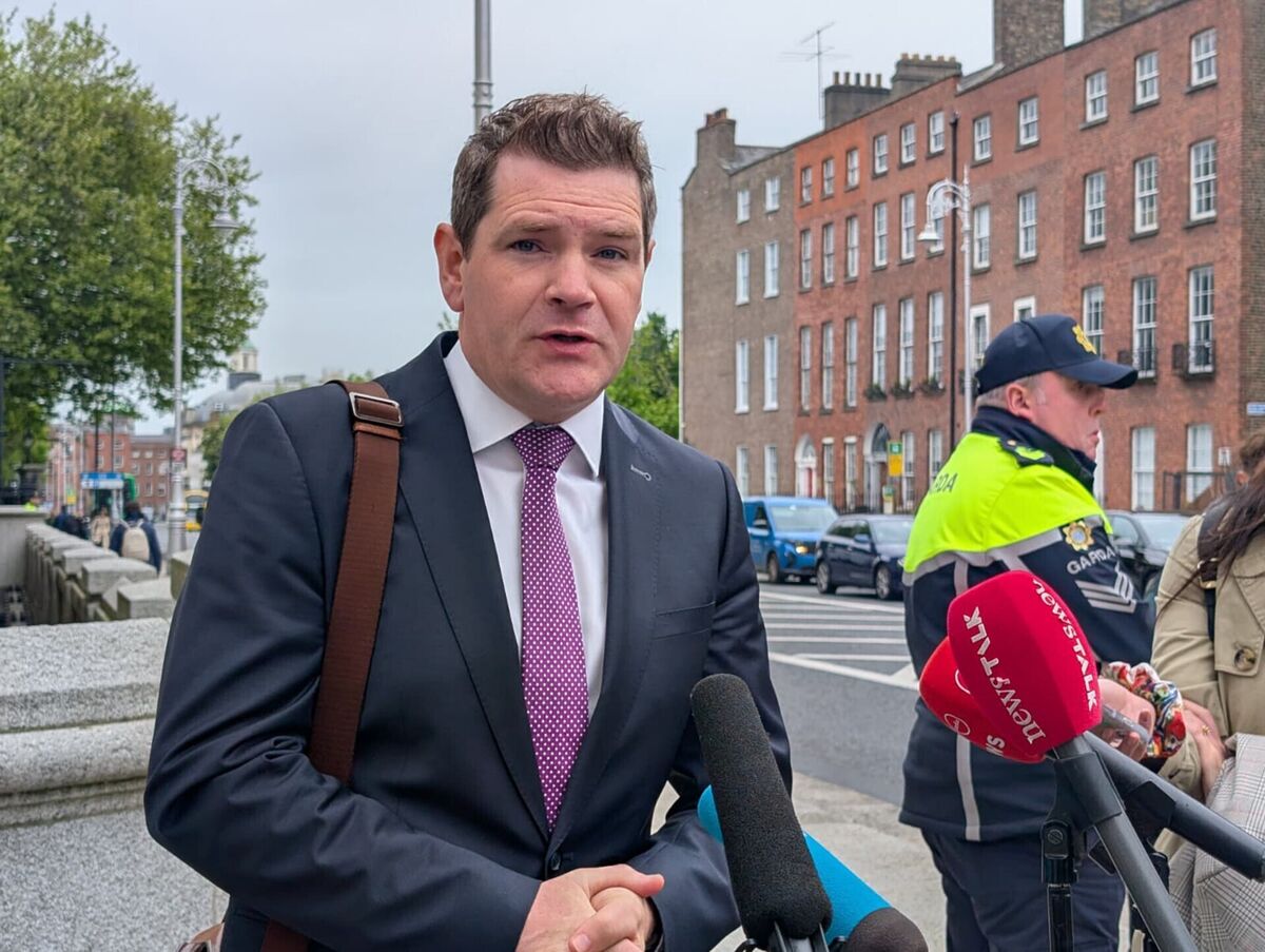 Enterprise minister Peter Burke speaking to reporters before entering a Cabinet meeting at Government Buildings, Dublin. Picture: Cillian Sherlock/PA Wire Enterprise minister Peter Burke speaking to reporters before entering a Cabinet meeting at Government Buildings, Dublin. Picture: Cillian Sherlock/PA Wire