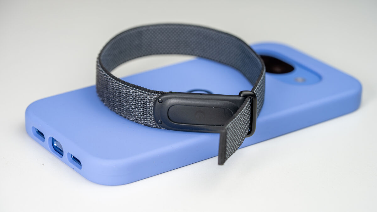 Easily swap the Fitbit Air module between different bands to match your style. Picture: Noel Campion.