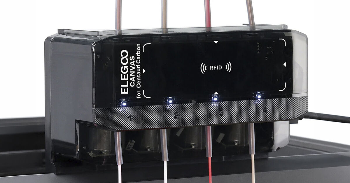 Elegoo deliver on their promise to bring multi-colour printing to their original Centauri Carbon 3D printer